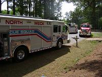  Rescue 7 setup to fill air bottles at the fire!